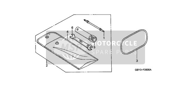 Honda SH50 2001 Utensili per un 2001 Honda SH50